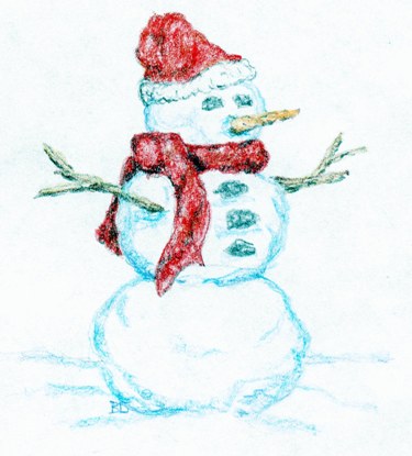 Picture of snowman.