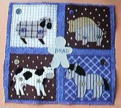 Quilt with animals